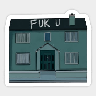 Vivarium house (version 2) Sticker